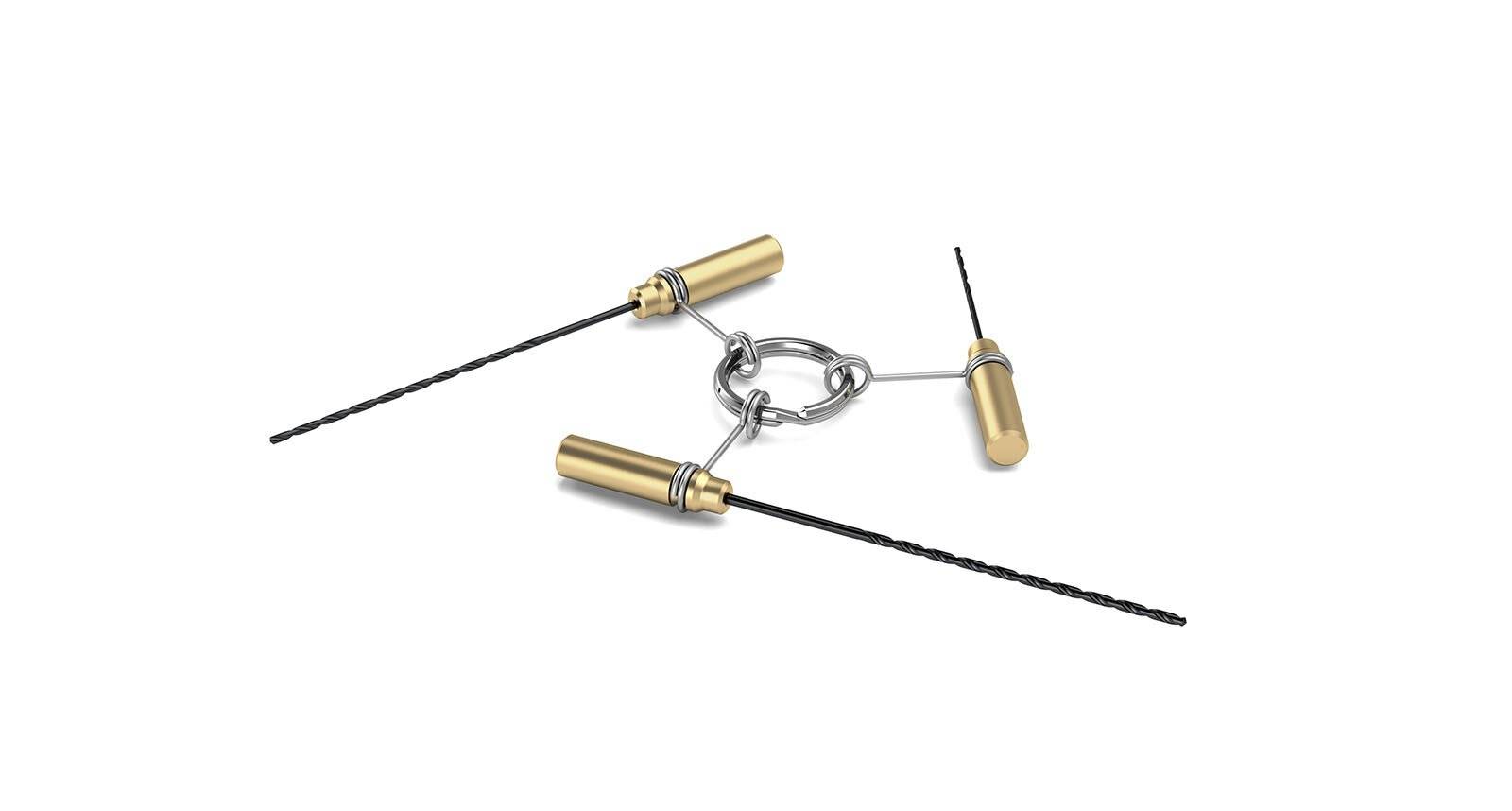 Spiralförmige Spitzenreinigungsstäbe