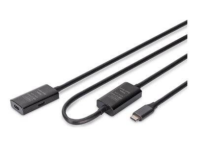 DIGITUS Active USB-C Extension Cable 10m Peripheriegeräte & Zubehör Kabel & Adapter - USB &