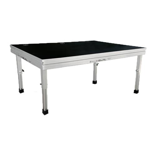 GUIL MDJ-3 - Tontechniker Tisch (150 x 80,0 cm | Belastung max. 300 kg | 3x Kabelzugangslöcher)