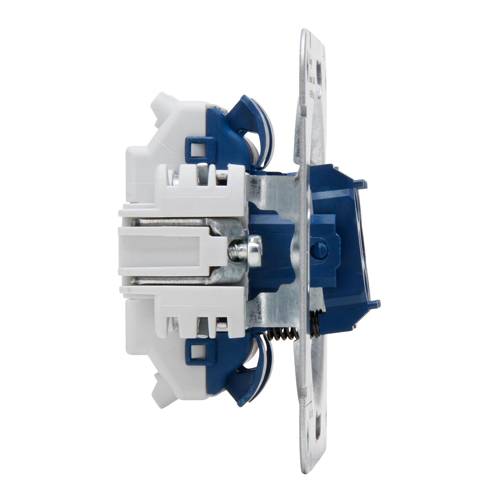 KOPP 508000003 - Unterputz Serientaster-Sockel (250V | 10AX | IP20) - aluminium