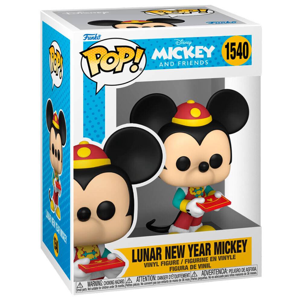 Mickey ATW POP! Disney Vinyl Figur Lunar New Year Mickey 9 cm
