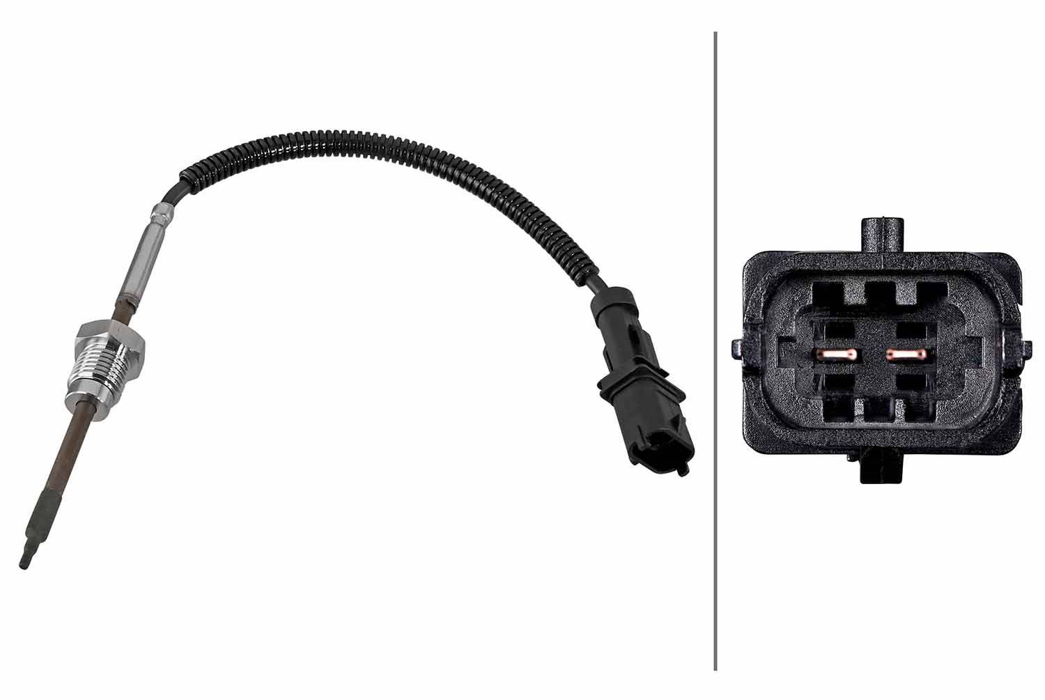 Hella 6PT010376-721 Sensor, Abgastemperatur