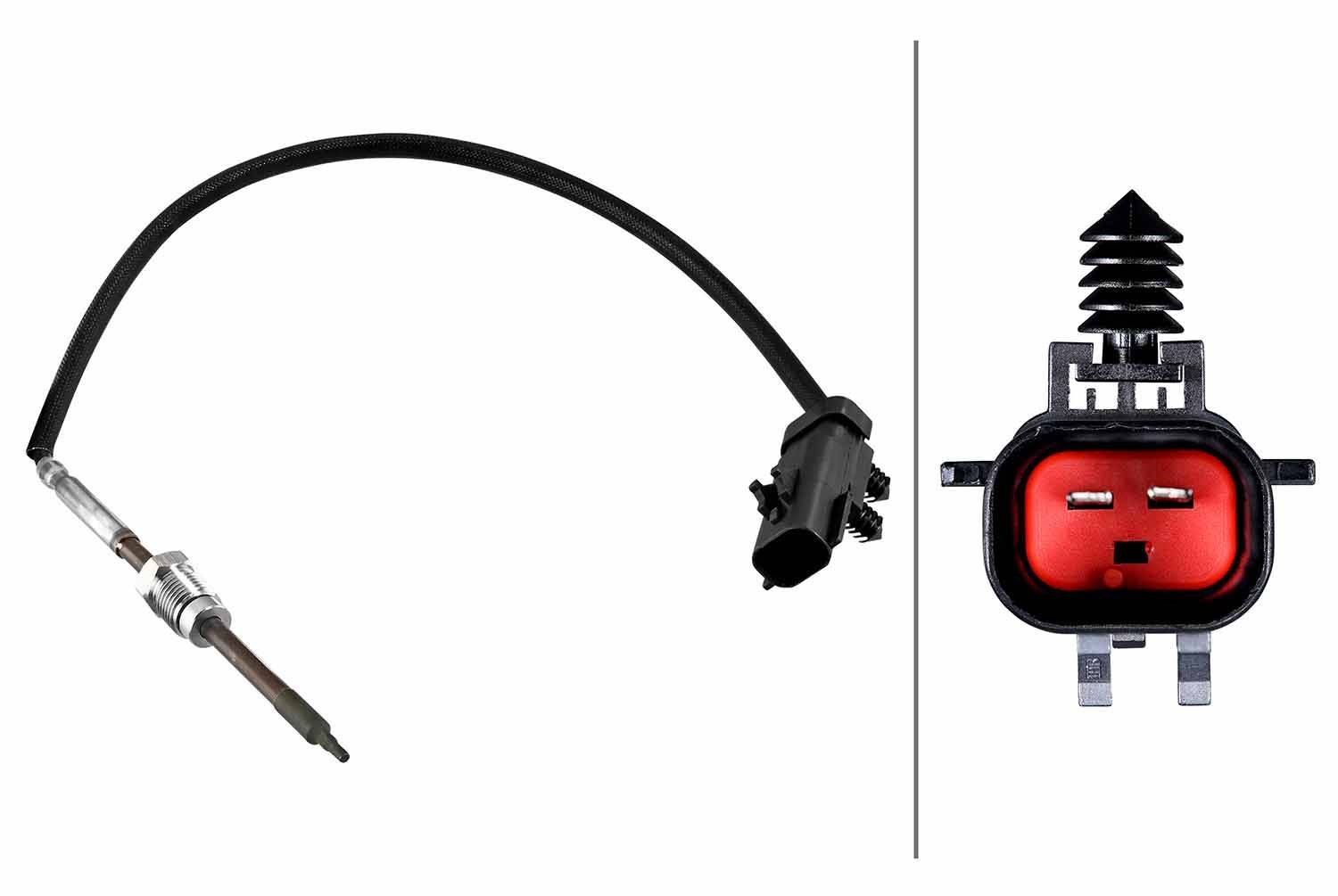 Hella 6PT010376-921 Sensor, Abgastemperatur