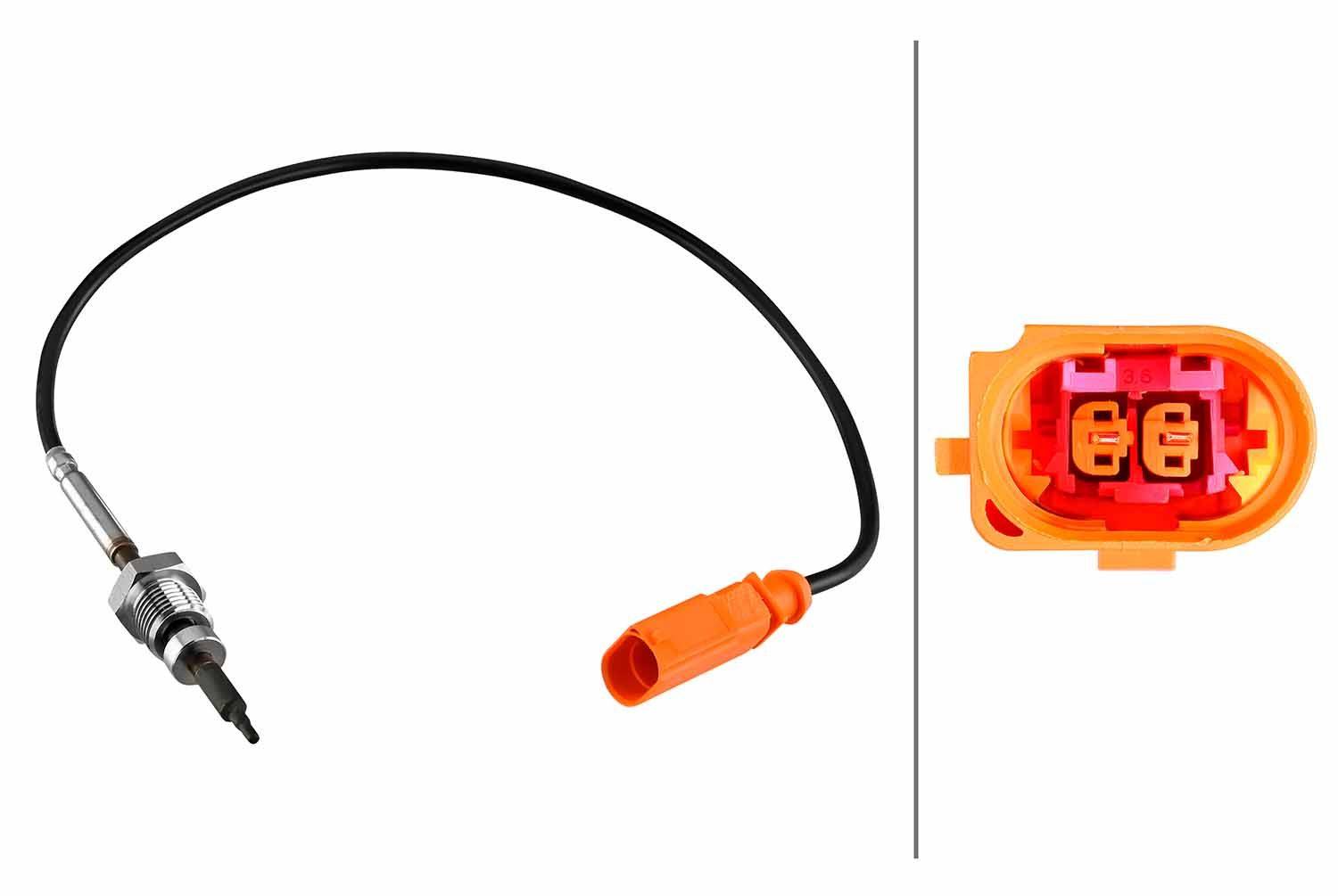 Hella 6PT010376-831 Sensor, Abgastemperatur