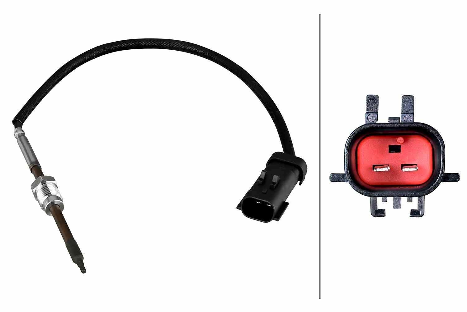 Hella 6PT010376-931 Sensor, Abgastemperatur