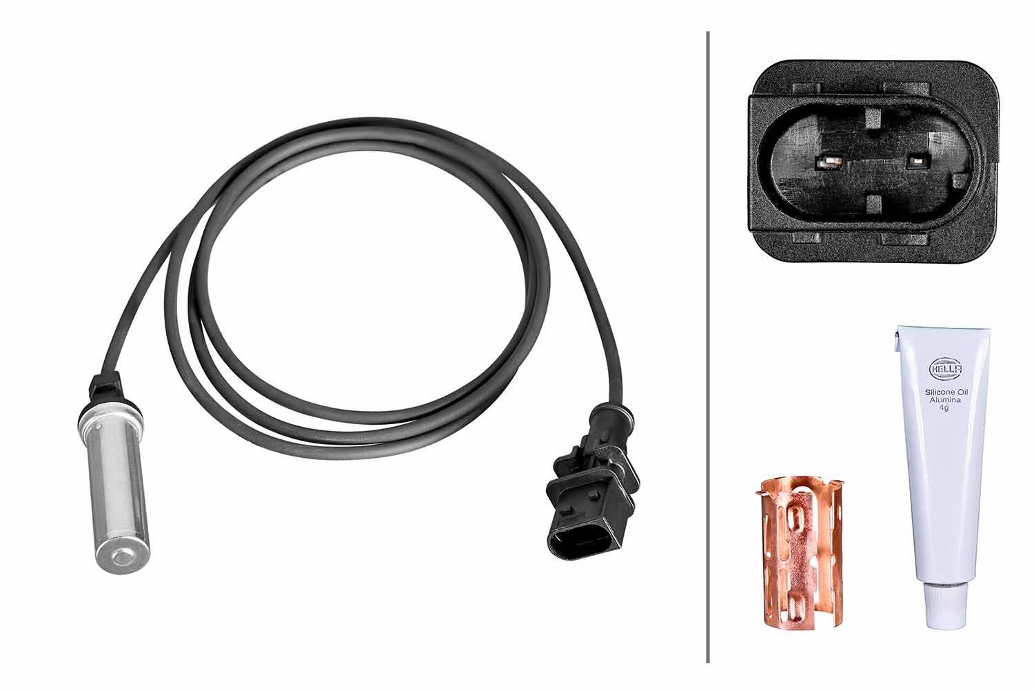 Hella 6PU230052-441 Sensor, Raddrehzahl