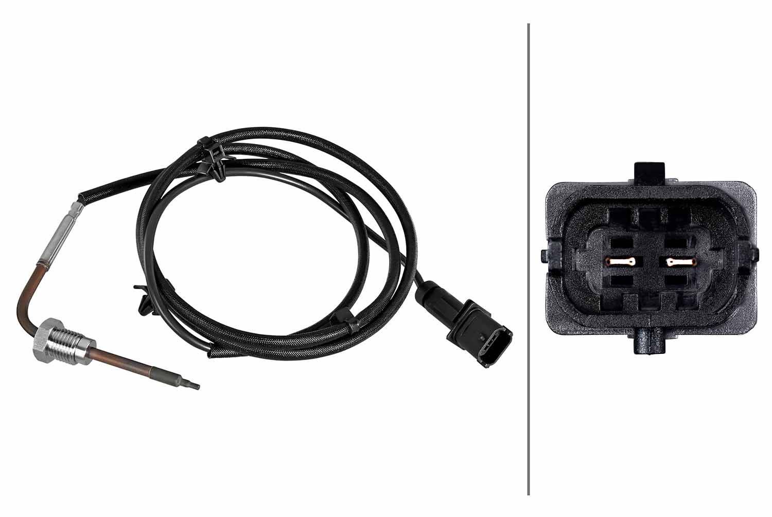 Hella 6PT010376-651 Sensor, Abgastemperatur