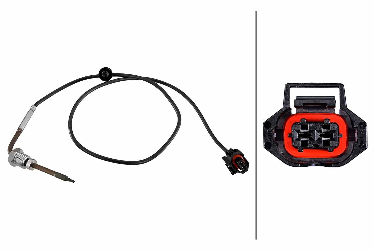 Hella 6PT010376-751 Sensor, Abgastemperatur