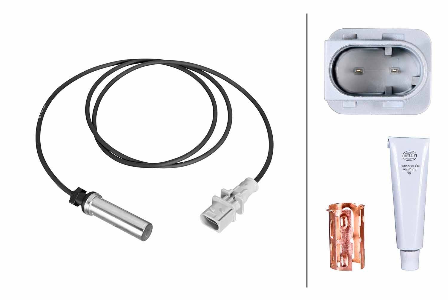 Hella 6PU230052-451 Sensor, Raddrehzahl