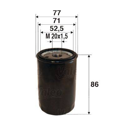 Valeo 586002 Ölfilter