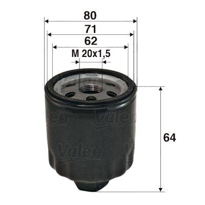 Valeo 586003 Ölfilter