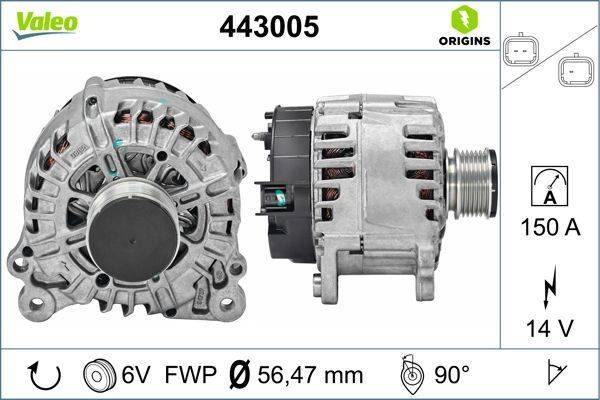 Valeo 443005 Generator