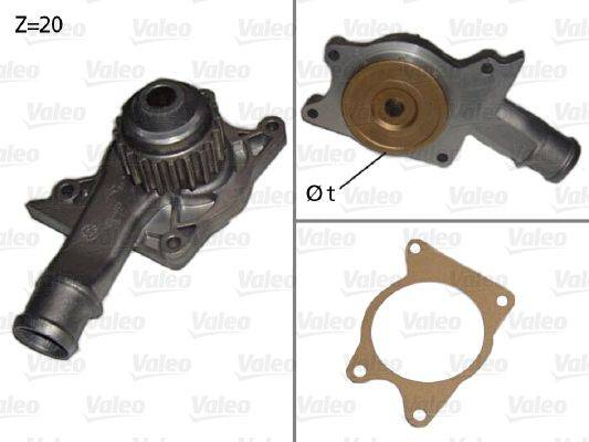 Valeo 506008 Wasserpumpe, Motorkühlung