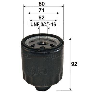 Valeo 586009 Ölfilter