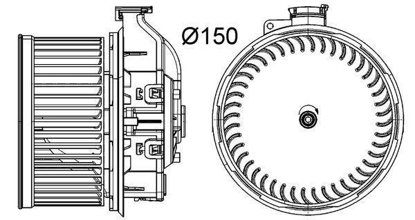 Mahle AB260000P Innenraumgebläse