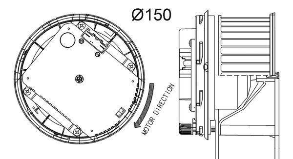 Mahle AB263000P Innenraumgebläse