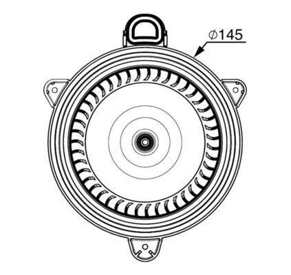 Mahle AB267000P Innenraumgebläse