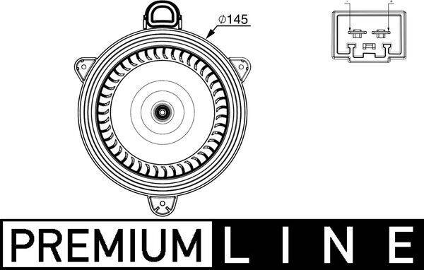 Mahle AB268000P Innenraumgebläse