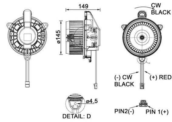 Mahle AB278000P Innenraumgebläse