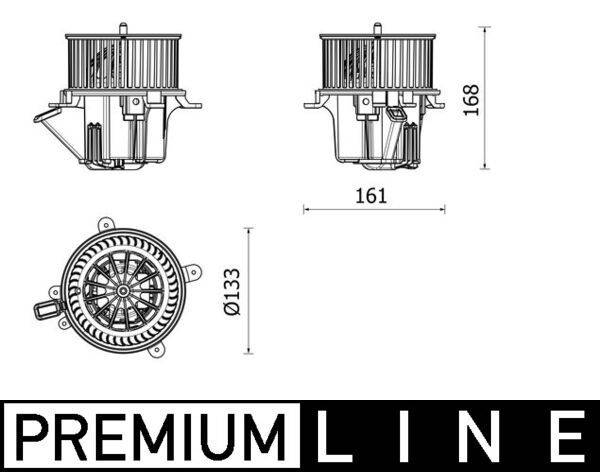 Mahle AB282000P Innenraumgebläse
