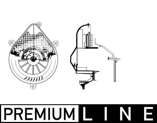 Mahle AB72000P Innenraumgebläse