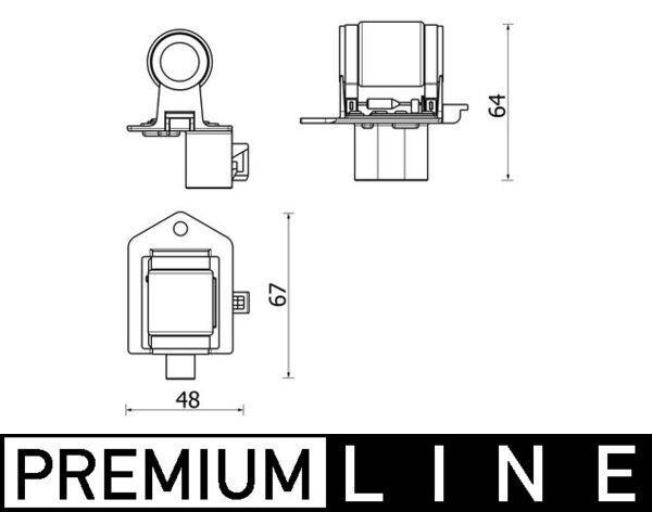 Mahle ABR156000P Widerstand, Innenraumgebläse
