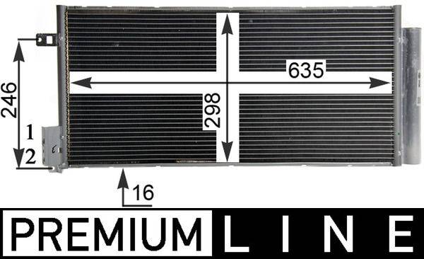 Mahle AC505000P Kondensator, Klimaanlage