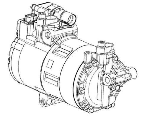 Mahle ACP1453000P Kompressor, Klimaanlage