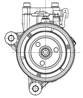 Mahle ACP600000P Kompressor, Klimaanlage