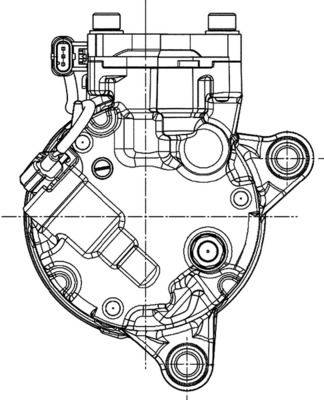 Mahle ACP600000P Kompressor, Klimaanlage