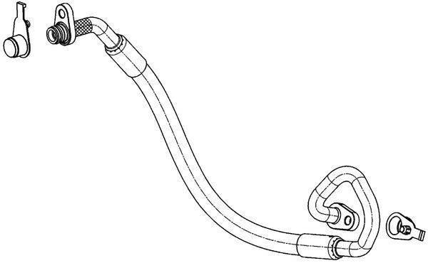 Mahle AP101000P Hochdruckleitung, Klimaanlage