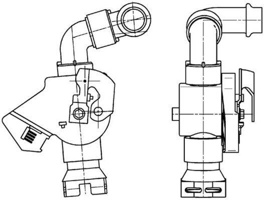 Mahle AVS6000P Magnetventil, Klimaanlage