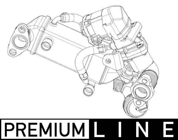 Mahle CE10000P Kühler, Abgasrückführung