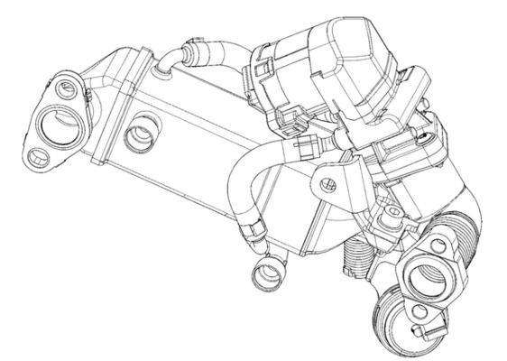 Mahle CE10000P Kühler, Abgasrückführung