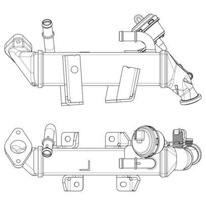 Mahle CE19000P Kühler, Abgasrückführung