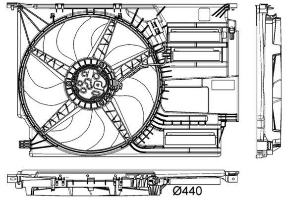 Mahle CFF403000P Lüfter, Motorkühlung