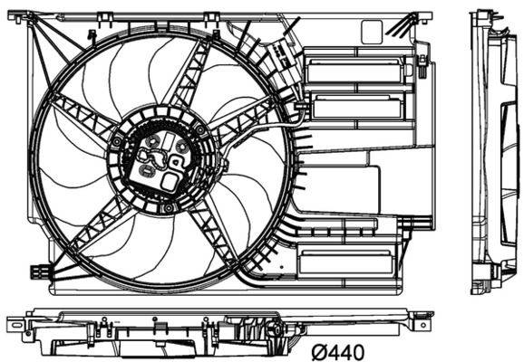 Mahle CFF404000P Lüfter, Motorkühlung
