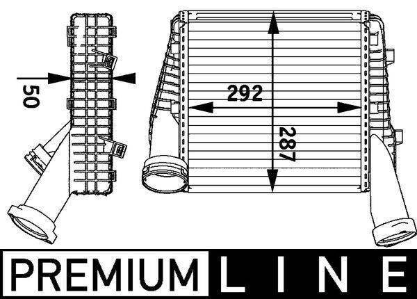 Mahle CI141000P Ladeluftkühler