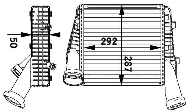 Mahle CI141000P Ladeluftkühler