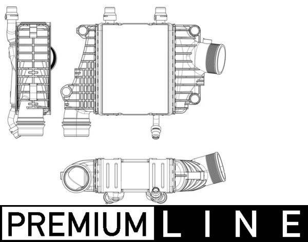 Mahle CI410000P Ladeluftkühler