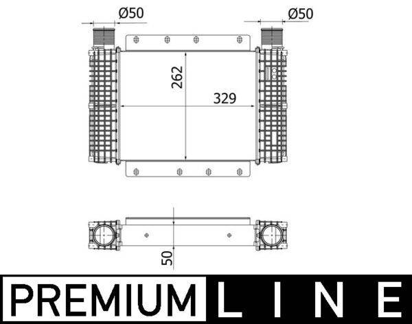 Mahle CI544000P Ladeluftkühler