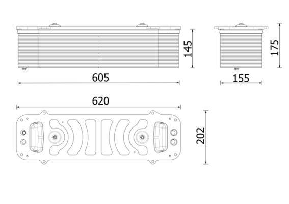 Mahle CI699000P Ladeluftkühler