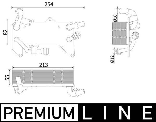 Mahle CLC139000P Ölkühler, Automatikgetriebe