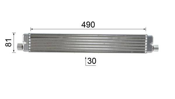 Mahle CLC238000P Ölkühler, Motoröl