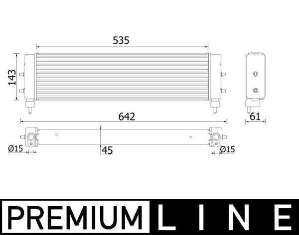 Mahle CLC94000P Ölkühler, Motoröl