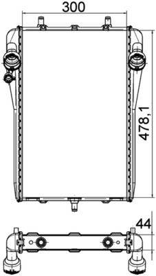 Mahle CR1397000P Kühler, Motorkühlung