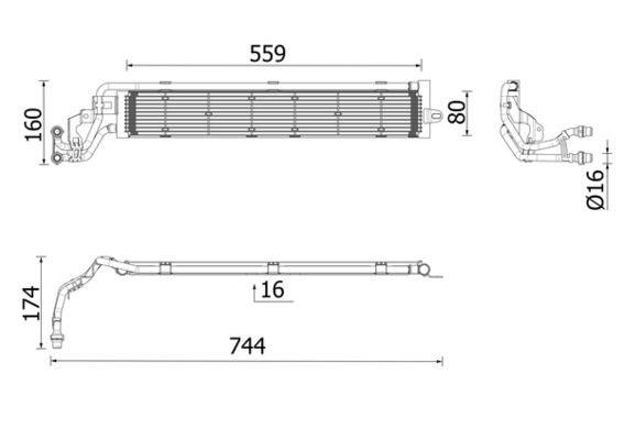 Mahle CR2697000P Kühler, Motorkühlung
