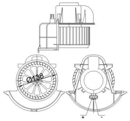 Mahle AB113000S Innenraumgebläse