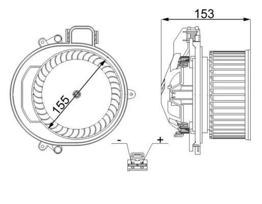Mahle AB257000S Innenraumgebläse