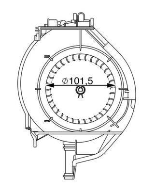 Mahle AB266000S Innenraumgebläse